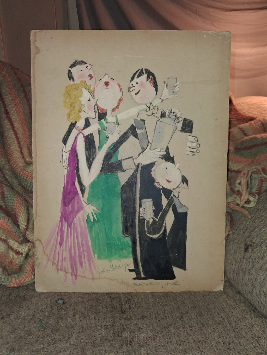 Earnest stone paintings